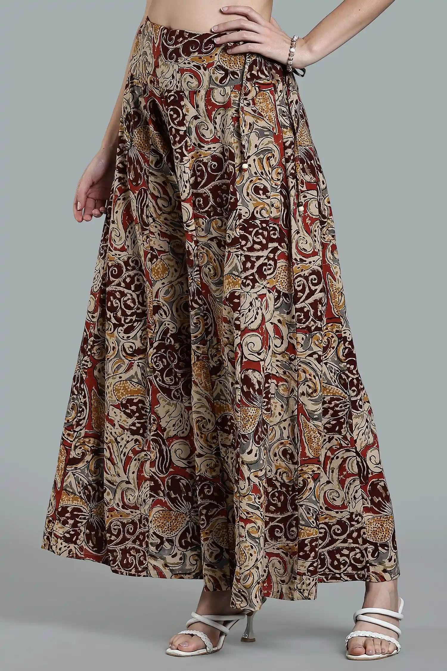 KALAMKARI COTTON PANT KALI PALAZZO - Image 3