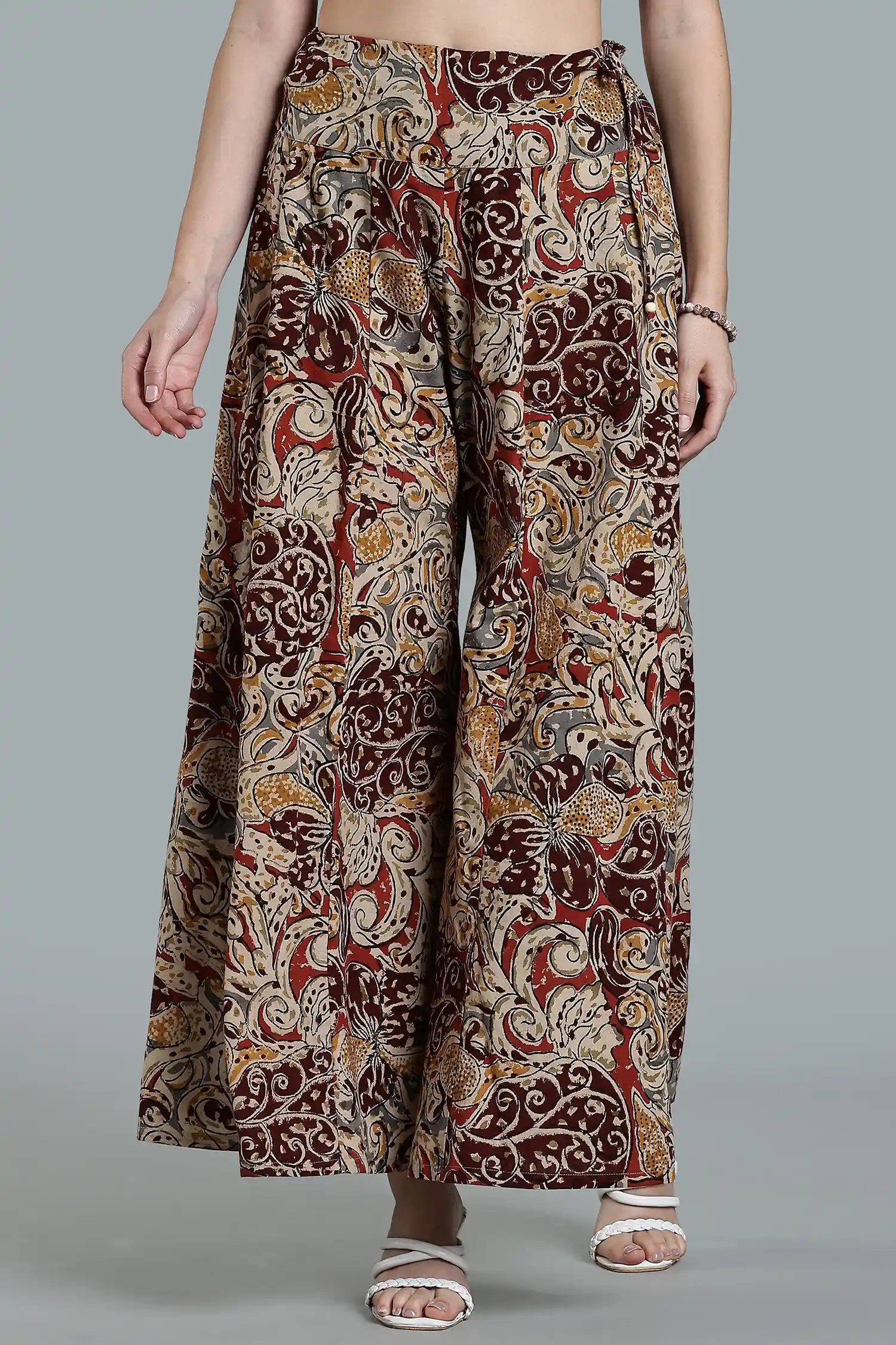 KALAMKARI COTTON PANT KALI PALAZZO