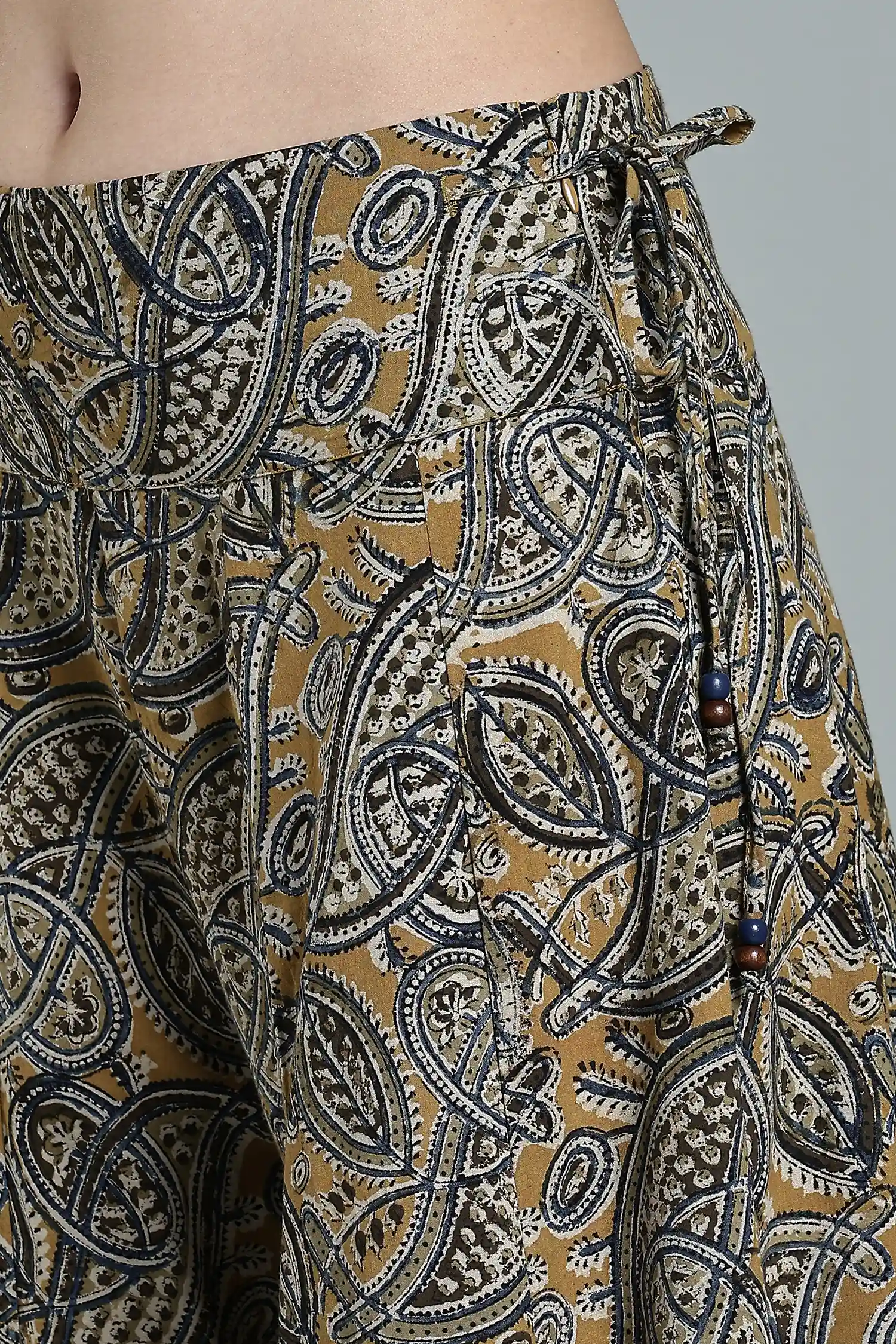 KALAMKARI COTTON PANT KALI PALAZZO - Image 3