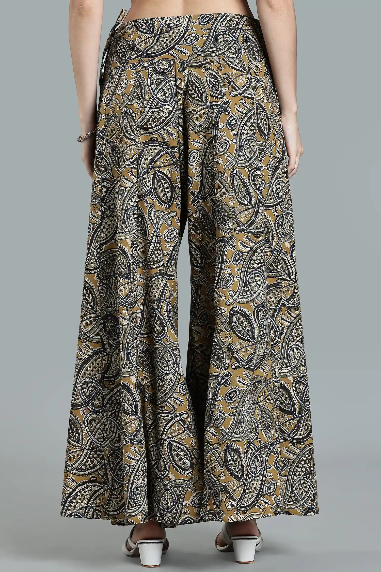 KALAMKARI COTTON PANT KALI PALAZZO - Image 4