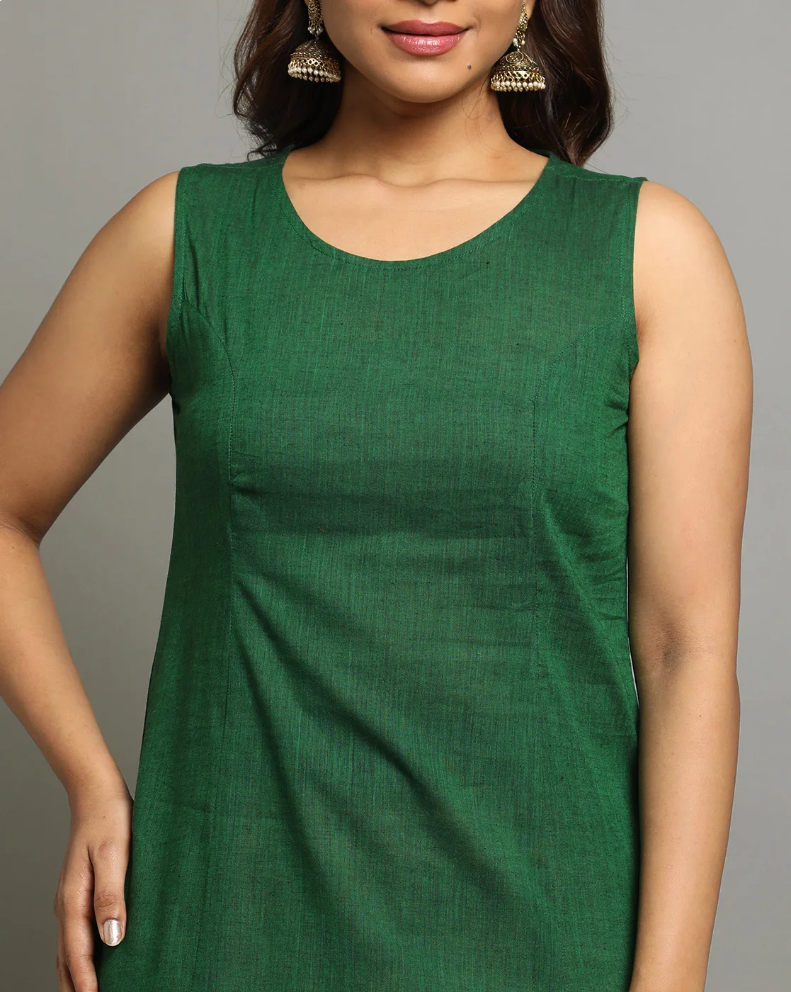 KURTA SOUTH C LAYERED RED - Image 2